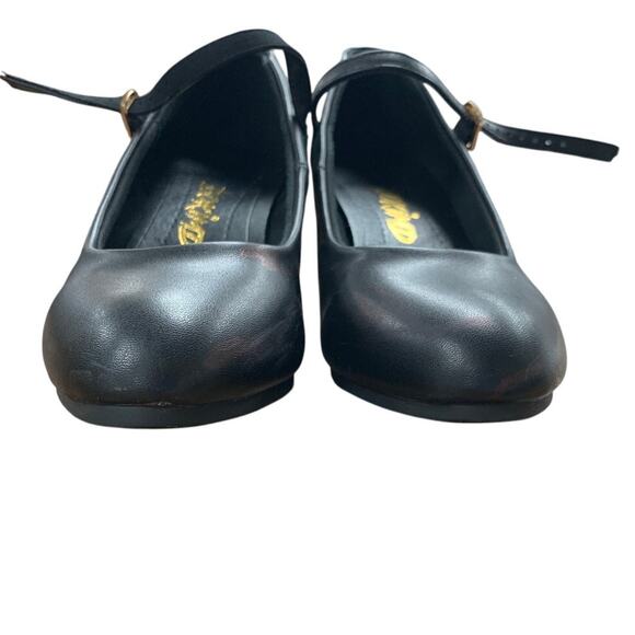 Bokimd Womens Size 7 Black Non-Slip Latin Salsa Dance 2.25" Heel Character Shoes - Picture 6 of 8